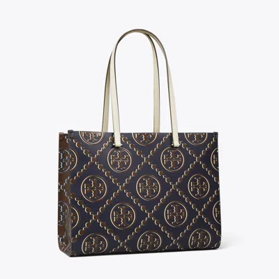 Tory Burch T Monogram Contrast Embossed Tote