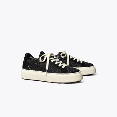 Tory Burch T Monogram Ladybug Sneaker In Black