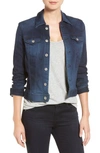 Ag 'robyn' Denim Jacket (midnight Blue) In Torrent