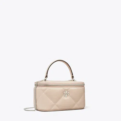 Tory Burch Kira Diamond Quilt Vanity Case In Pink