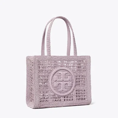 Tory Burch Small Ella Hand-crocheted Tote In Purple
