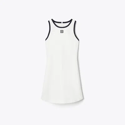 Tory Burch Jersey Racerback Tennis Dress In White