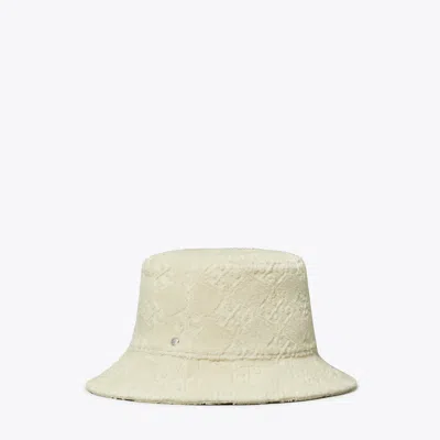 Tory Burch Terry Bucket Hat In Gray