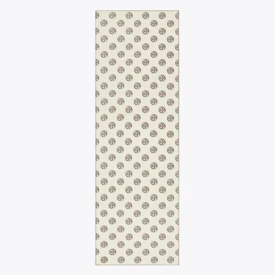 Tory Burch T Monogram Oblong Scarf In Neutral