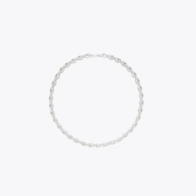 Tory Burch Delicate Gemini Necklace In Metallic