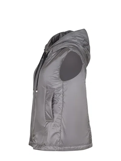 Max Mara The Cube Grey Silk Jacket In Gray