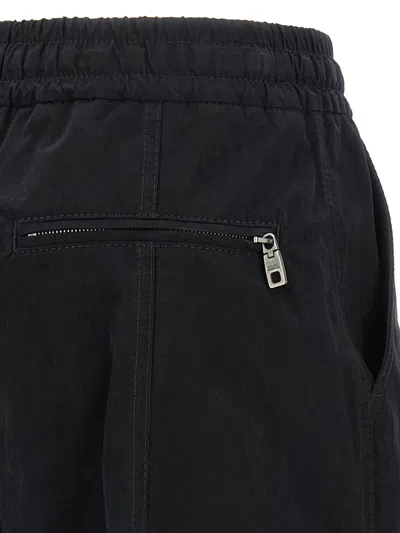 Dolce & Gabbana Waxed Faille Cargo Pants In Black
