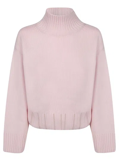 Fabiana Filippi Funnel-neck Sweater In Pink