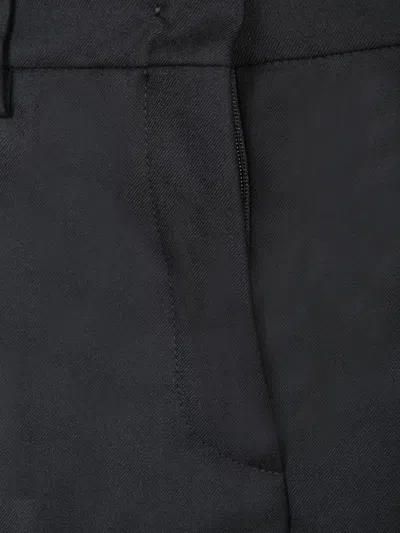 Incotex Wide Leg Trousers Button Detail In Blue