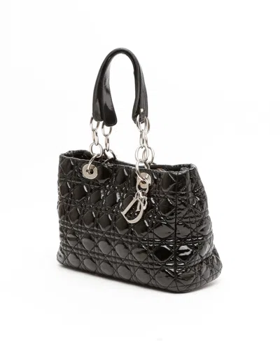 Dior Christian  Large Patent Lady  Bag In Multi