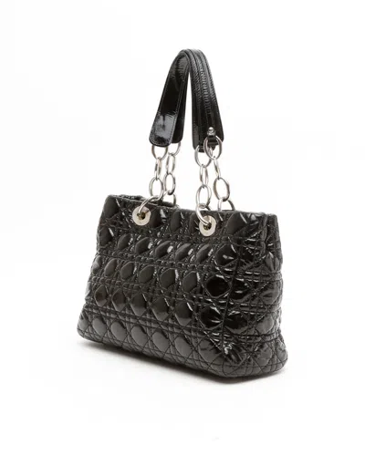 Dior Christian  Large Patent Lady  Bag In Multi