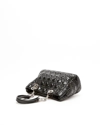 Dior Christian  Large Patent Lady  Bag In Multi