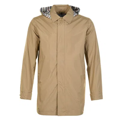 Aquascutum Active Rlg Packable Trench Coat Khaki In Brown