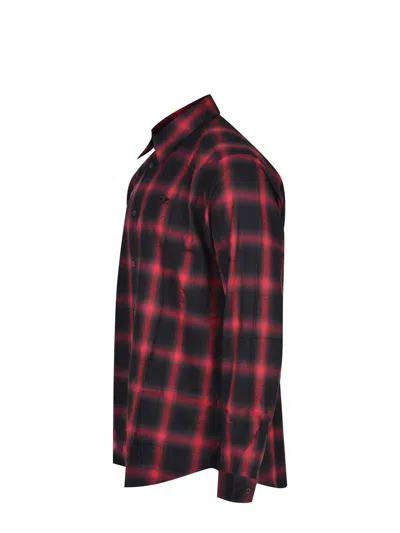 Diesel Button-up Shirt With Bold Checkered Pattern In Multi