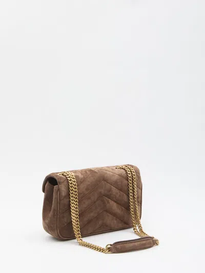 Saint Laurent Loulou Small Bag In Brown