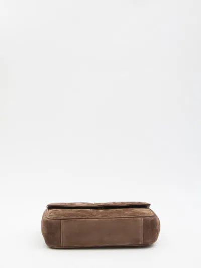 Saint Laurent Loulou Small Bag In Brown