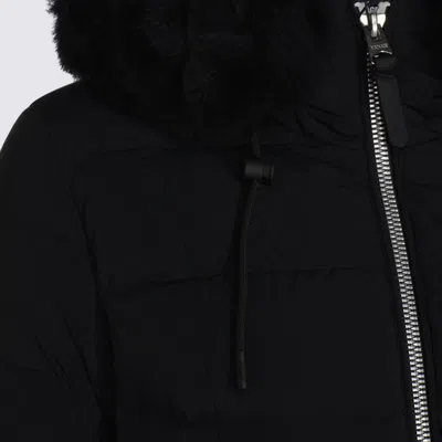 Mackage Xena-sh Zip-up Hooded Coat In Black
