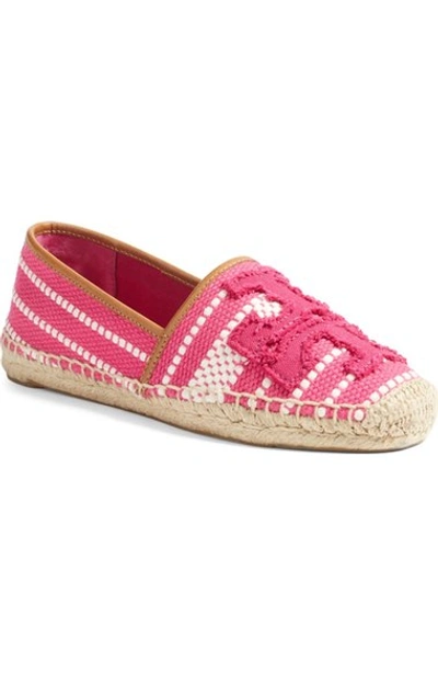 Shop Tory Burch Shaw Espadrille In Hibiscus Flower/ Royal Tan