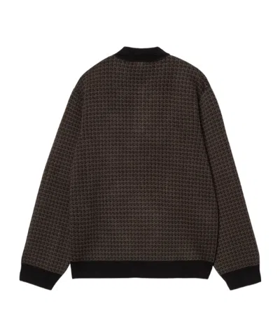 Carhartt Work In Progress Lowis Polo Sweater In Gray