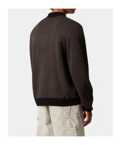 Carhartt Work In Progress Lowis Polo Sweater In Gray