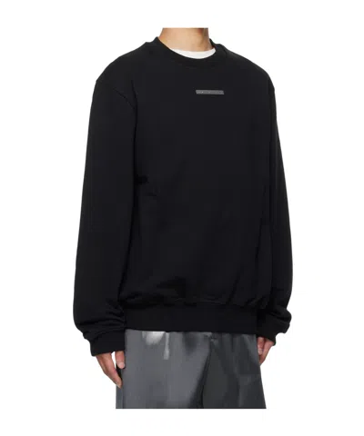 Heliot Emil Astrape Crewneck Sweatshirt In Black
