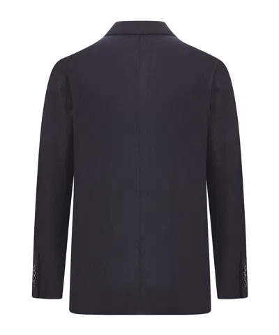 Lardini Wool Single-breasted Suit In Blue