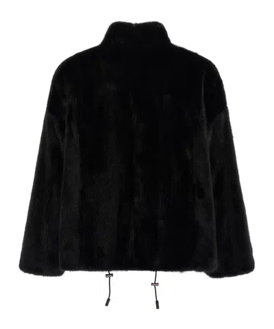 Simonetta Ravizza Bomber Jacket In Black