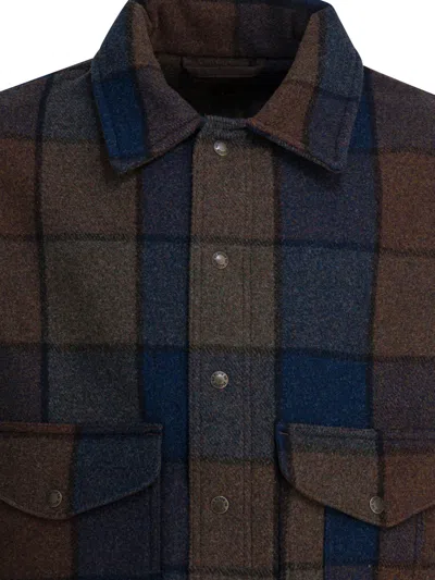 Filson Mackinaw Checked Wool Jacket In Multi