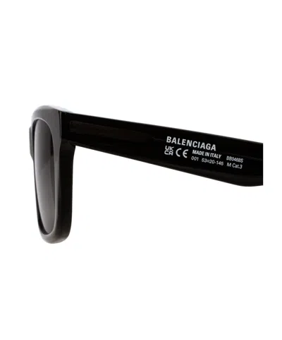 Balenciaga Men's Soho Square Xl Sunglasses In Black In Black