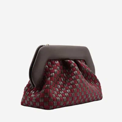 Themoirè Women Multicolor Bios Clutch, Onesize Luxury Clutches For Women Darveys In Red