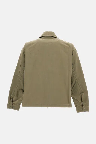 And Wander Water-repellent Cotton-blend Jacket In Green
