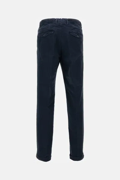 Incotex Tailored Flap Trousers In Blue