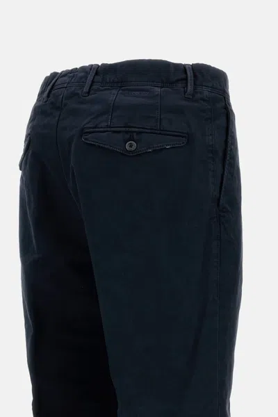 Incotex Tailored Flap Trousers In Blue