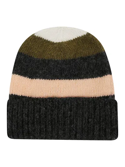 Alanui Striped Beanie Featuring Folded Cuff In Multi