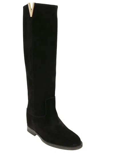 Via Roma 15 Botas - Negro In Black