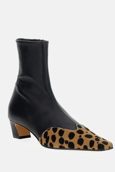 Khaite Nevada Ankle Stretch Boot In Multi