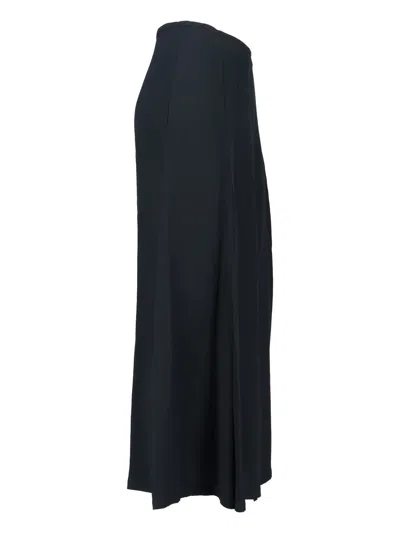 Aspesi Classic Black Skirt With Silhouette In Black