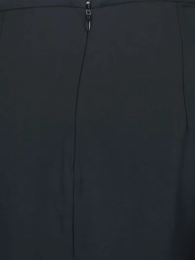 Aspesi Classic Black Skirt With Silhouette In Black
