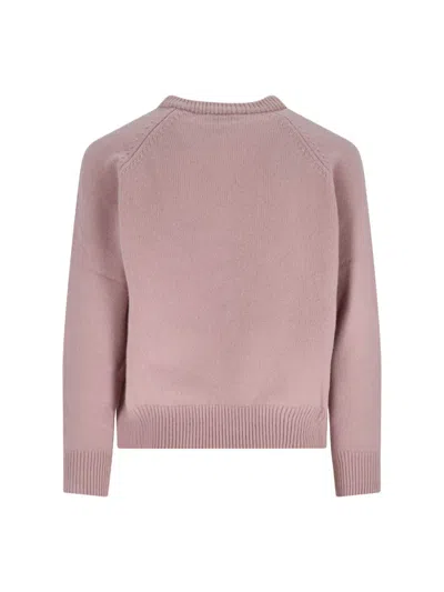 Dunst V-neck Wool Sweater In Pink