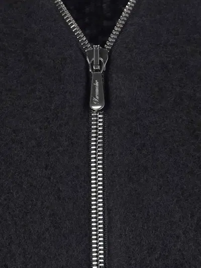 Drumohr Classic Black Sweater With Round Neckline In Black