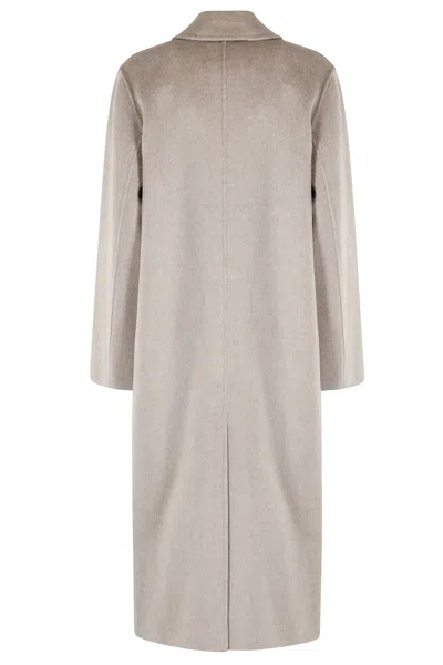 Ivy & Oak Coat Ivy Oak Woman Color Beige In Silver