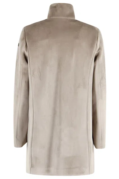 Rrd - Roberto Ricci Design Velour Neo Parka Wom Jkt In Neutral