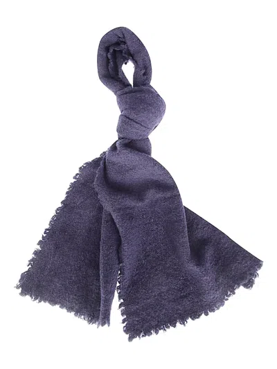 Faliero Sarti Alexina Fringed Scarf In Purple