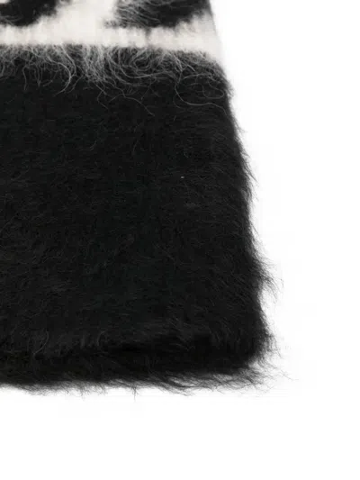 Cole Buxton Mens Black Logo Super Alpaca-blend Beanie In Black