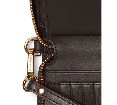 Michael Kors Women's Jet Set Travel Continental Wallet In Brown