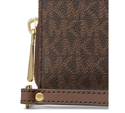 Michael Kors Women's Jet Set Travel Continental Wallet In Brown