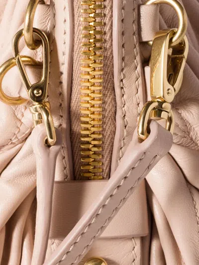 Miu Miu マテラッセ クラッチバッグ In Orange