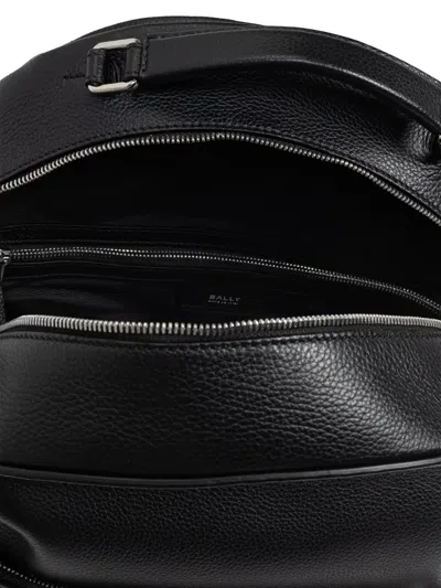 Bally Capitol Zip Backpack In Black