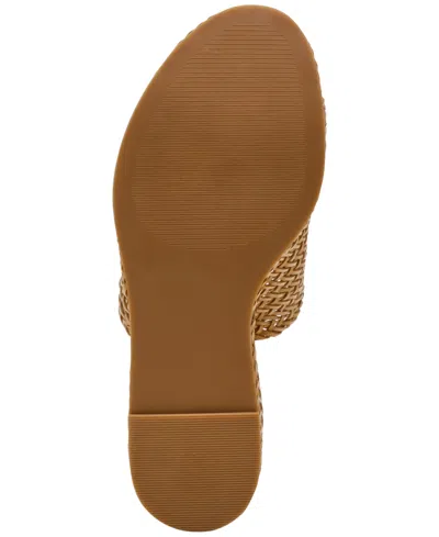 Steve Madden Women's Cassi Platform Wedge Slides In Gold