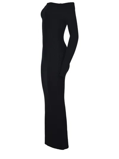 Max Mara Arnes 1234 Sheath Dress In Wool And Cachemire In Black